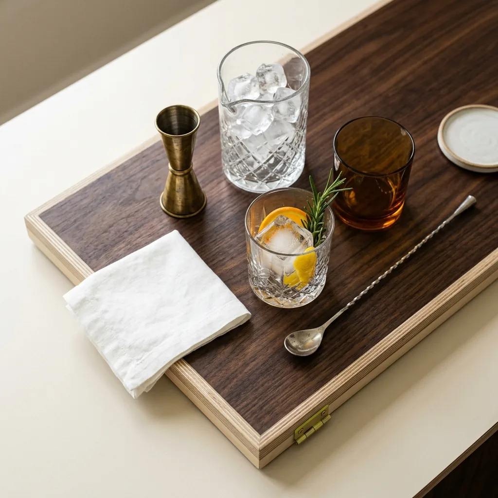 A RidgeCraft bar top seen from above